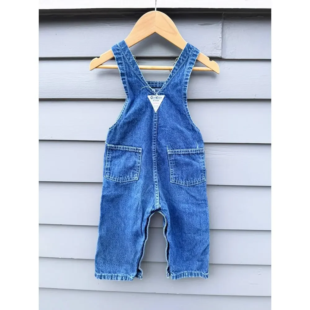 Vintage OSHKOSH B'GOSH Denim Overalls 18 months